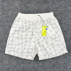 Renowned LA Hoop Dreams Shorts Mens Medium White Basketball Elastic Waist